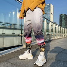 Load image into Gallery viewer, Gradient Jogger Pants Men Streetwear Hip hop Harem Pants Loose Casual Sport Elastic waist Ankle length Trousers
